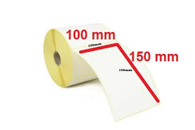 لیبل (برچسب) کاغذی سایز 150x100 میلی متر (15x10 سانت) تک ردیف