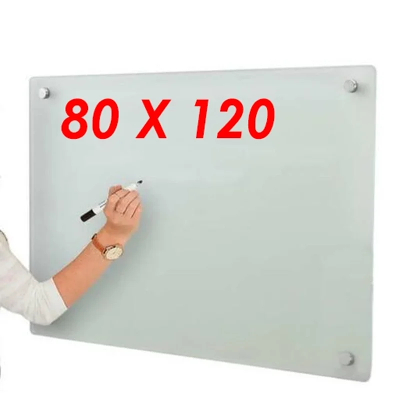 تخته وایت برد شیشه ای  مغناطیسی  سایز 120 × 80 سانتیمتر