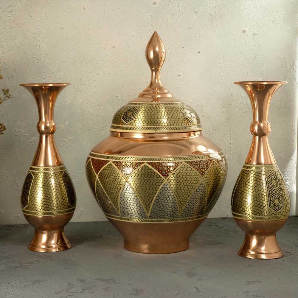 ست صنایع دستی برند IRAN ZAMIN کد 50203