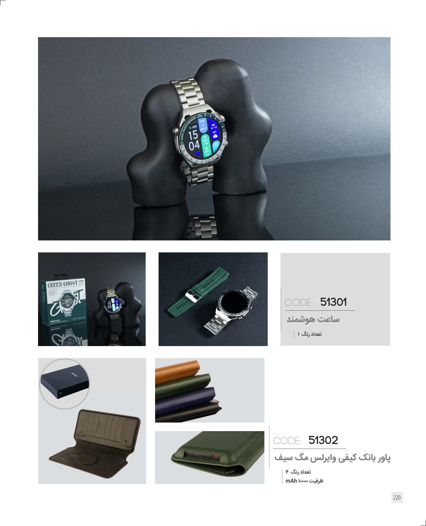 ساعت هوشمند IRAN ZAMIN کد 51301