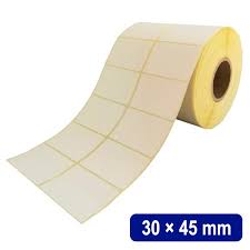 لیبل (برچسب) کاغذی سایز 45x30 میلی متر (4.5x3 سانت)دو ردیف